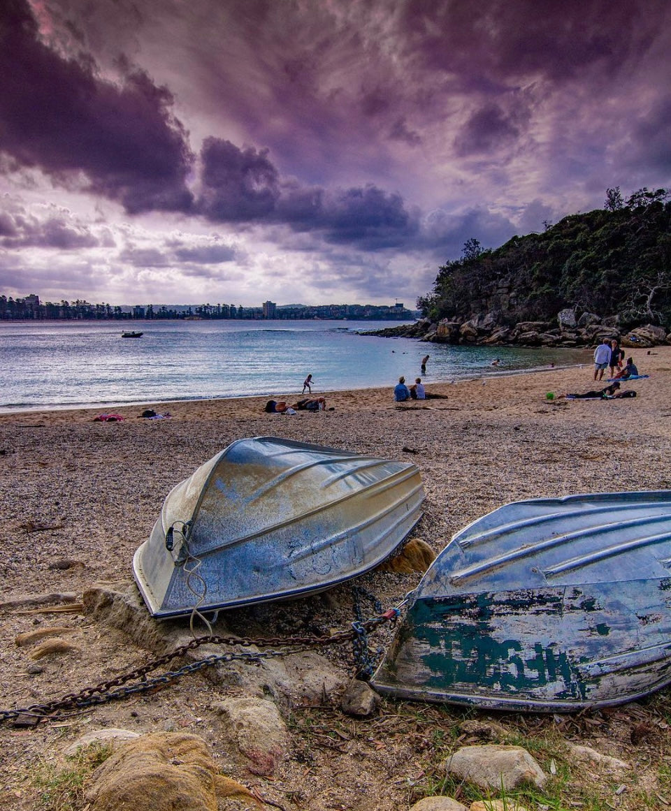 Shelly Beach at dusk